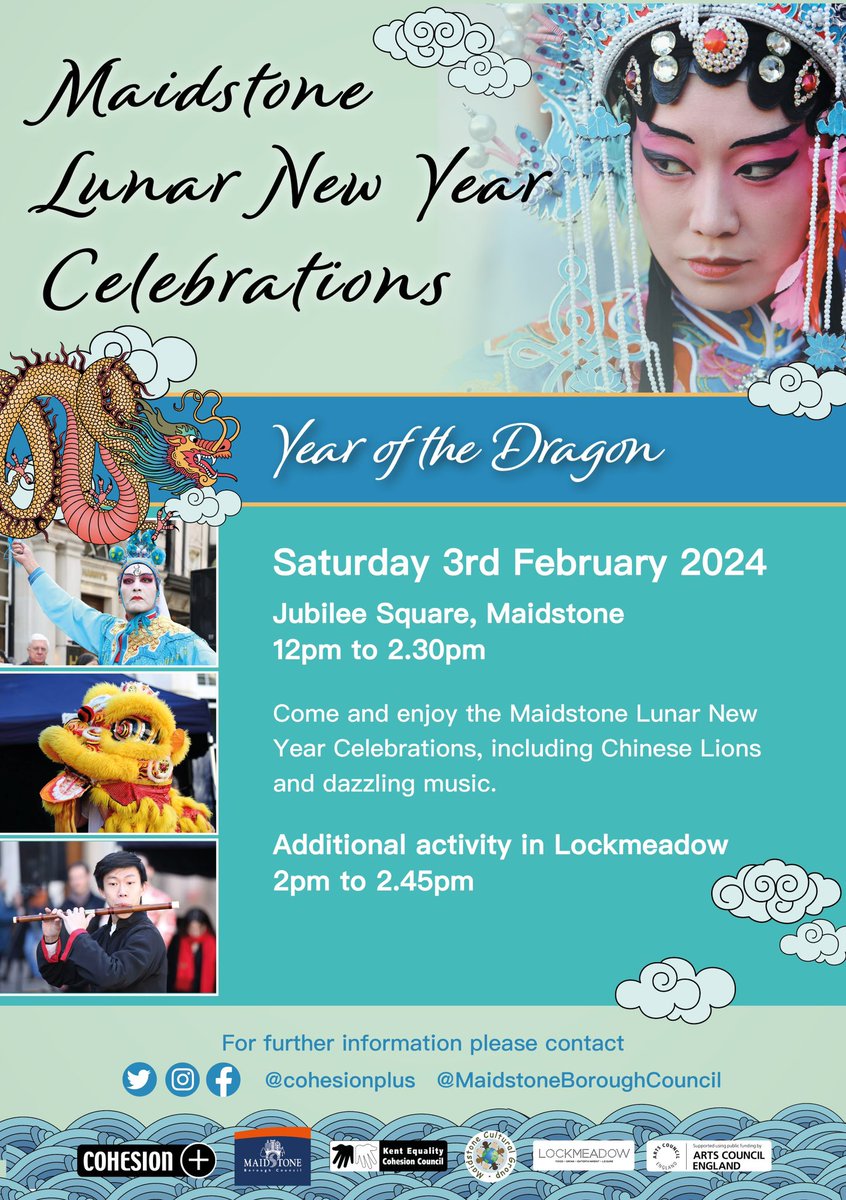 We were delighted to share details of the #LunarNewYear celebrations taking place in <a href="/Maidstoneinfo/">Visit Maidstone</a> working with <a href="/maidstonebc/">maidstonebc</a> #community partners supported by <a href="/ace_southeast/">Arts Council England, South East</a> #LetsCreate Saturday 3rd February from 12pm