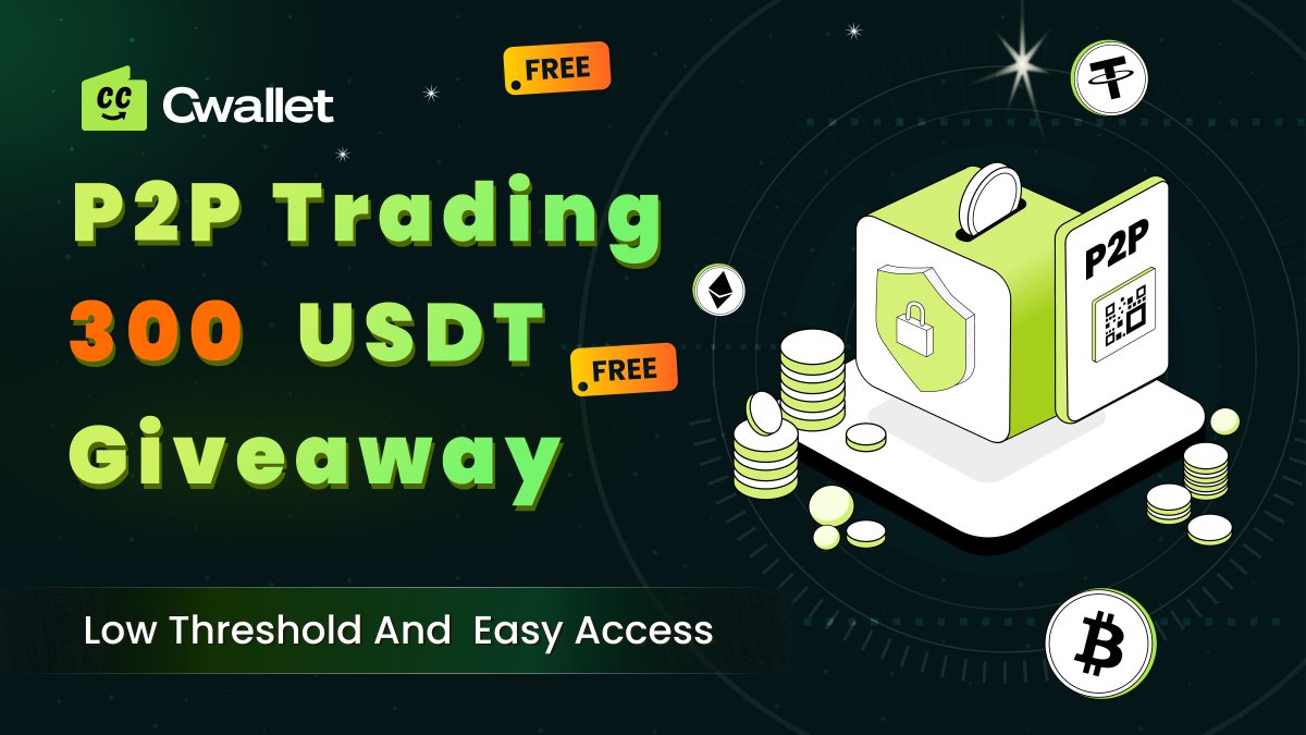 CwalletOfficial's tweet photo. 🔥🎁300 USDT Giveaway - Celebrate with Cwallet P2P Trading

Join Giveaway for free: https://t.co/RSy9AE2aal
@Giveaway_HQ rewards J5c4w1ppoyH

About Cwallet P2P Trading:
Cwallet boasts top-notch security measures, including encrypted cryptocurrency storage, rapid and secure upgrades, diligent due diligence in transaction verification, and round-the-clock customer service. With over 10 payment methods and 60 fiat currencies at your disposal, you can choose freely without incurring any fees.

In Cwallet's P2P trading, you can enjoy a diversity of payment methods and flexibility in trade orders. Safely enter the global crypto market and achieve cost-effective transactions with lower fees.

#Giveaway #usdtgiveaway #cryptocurrency