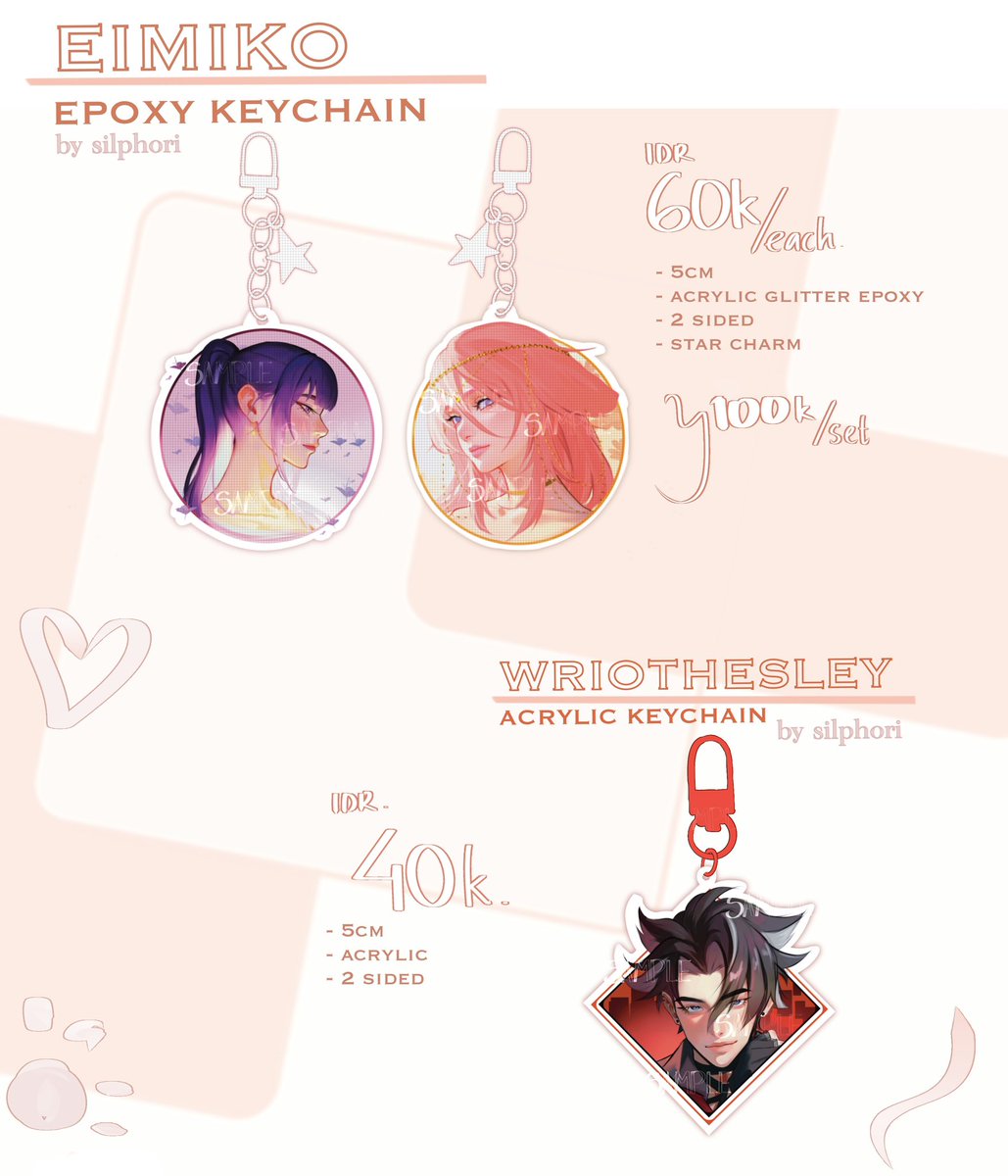 RT💖]  PRE-ORDER FANMERCH   GENSHIN IMPACT, ONE PIECE, CHAINSAW MAN, JUJUTSU KAISEN by @silphori   🗓 january 25 - february 10 🔗 https://forms.gle/mN7ecfTKXkrZ9anb7  (1/5)  GENSHIN IMPACT :