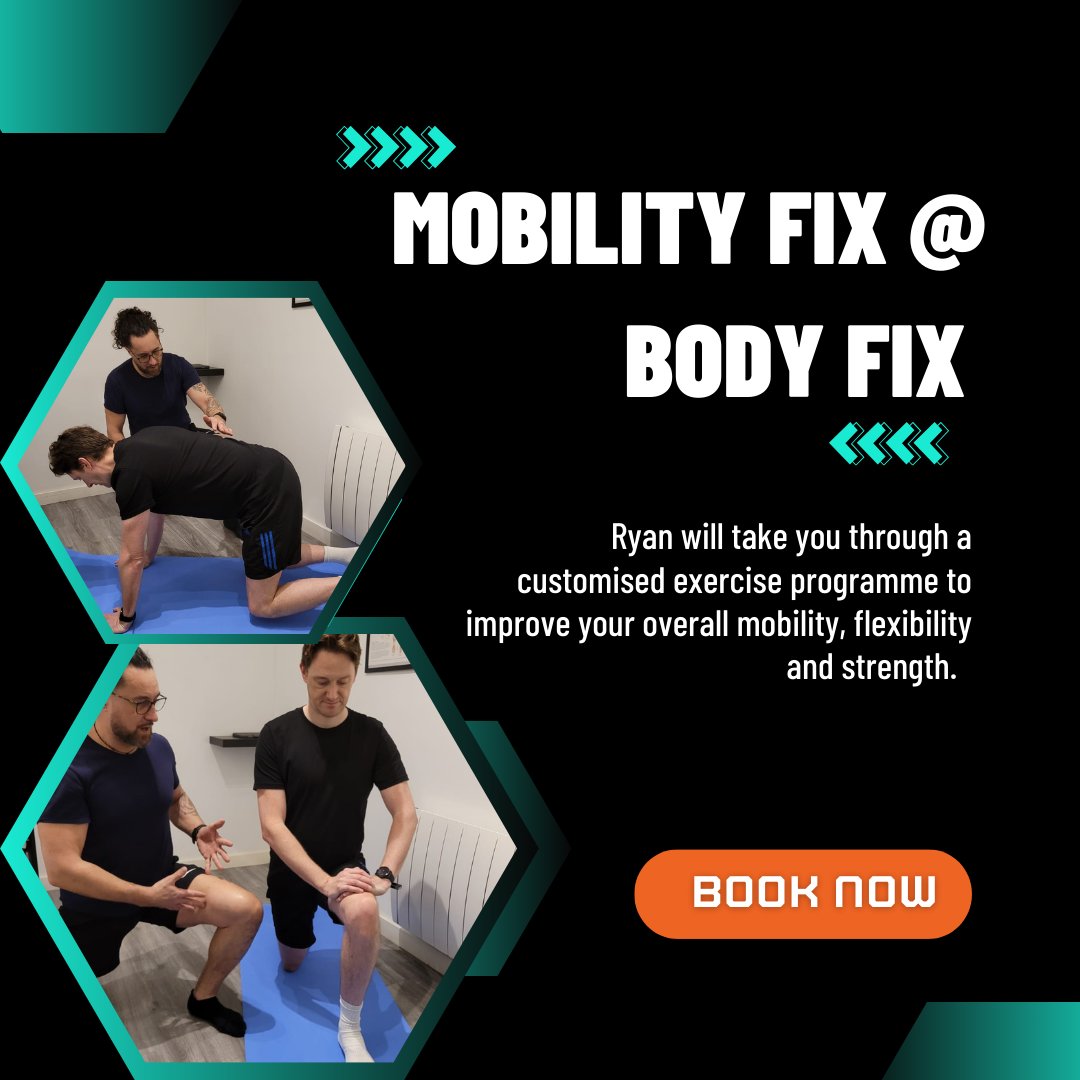 Bodyfix_clinic's tweet photo. Improve your flexibility and mobility with Ryan at Bodyfix clinic.  Ryan offers tailored 1-2-1 sessions to take you through a comprehensive mobility session.  I have improve joint range of movement, muscle tension and overall wellbeing.

To book contact 0208-394-0393 https://t.co/wM2cn78ZA1
