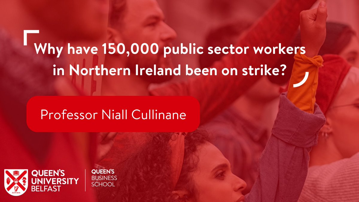 Why have public sector workers in Northern Ireland been striking? 

Professor @NiallCullinane highlights a significant decrease in public sector pay in Northern Ireland compared to the rest of the UK. 

Read more about strikes in NI in @ConversationUK: ow.ly/xhOZ50QtxII