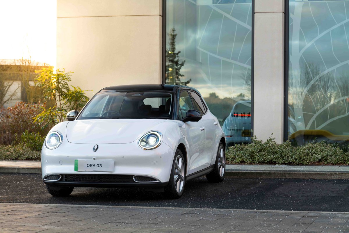GWMORA_IE's tweet photo. THE ORA 03 has been announced as the overall winner in the Small Family Car and Full Electric Car categories as part of Green NCAP testing!
ORA 03 was awarded top marks as part of independent testing by Green NCAP with an average score of 97% - achieving a 5 star Green rating! https://t.co/7iDwYLMgKp