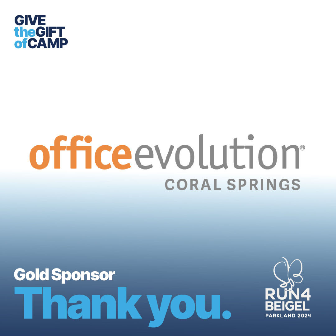 We are thrilled to announce Office Evolution Coral Springs as a 2024 Gold Sponsor of #run4beigel! Office Evolution offers flexible workspace memberships to meet your unique needs and all the amenities and services to inspire your best work. Join us 3/3/24 Register link in bio!