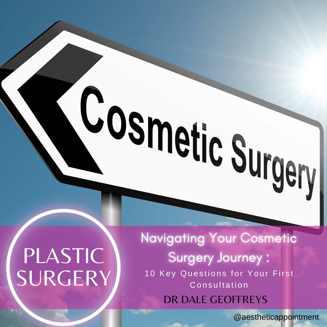 Your first cosmetic surgery consultation is all about building trust and asking the right questions👇🏼: 

aestheticappointment.co.za/2024/01/cosmet…

#AestheticAppointment #DrDaleGeoffreys #CosmeticSurgery #PostopCare