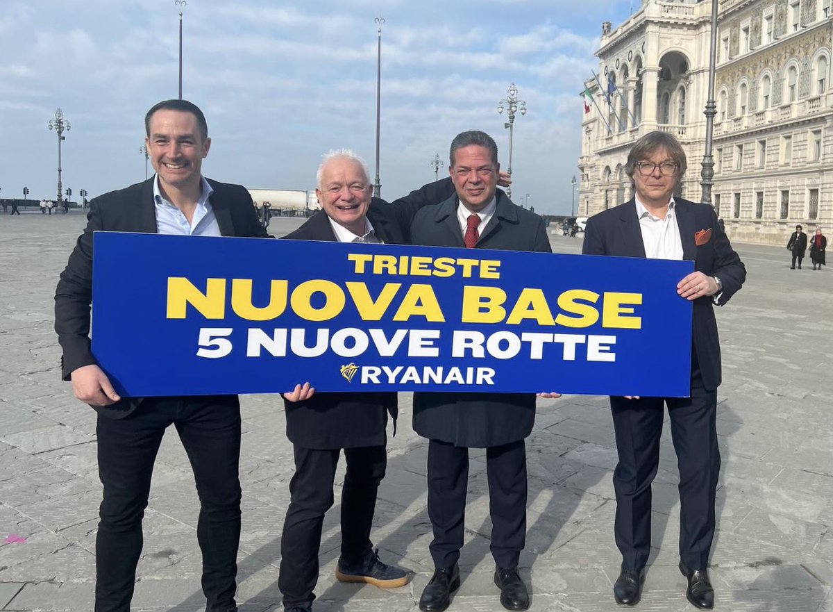 A summer ‘GAMECHANGER’ for Trieste 🇮🇹

Today, we proudly announce a new base for Trieste coming summer ‘24.

What this means…

- 5 new routes (Berlin, Brindisi, Krakow, Paris &amp; Seville)
- 1 new B737 8-200 aircraft
- 600+ new jobs

From Trieste, CEO Eddie Wilson said this:

“As