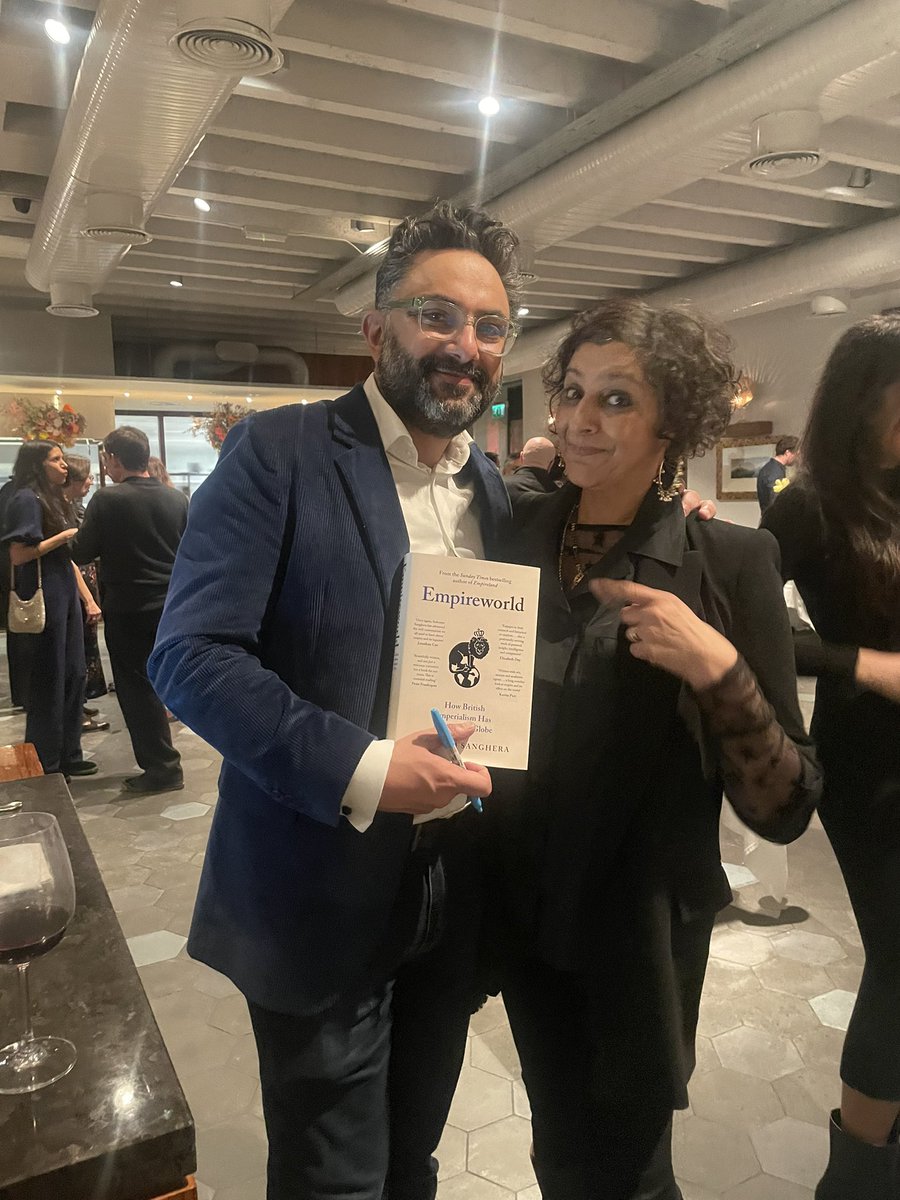 Happy publication day to brilliant writer and friend @Sathnam Another smart compassionate and essential book about the legacy of Empire and our braided histories. #Empireworld