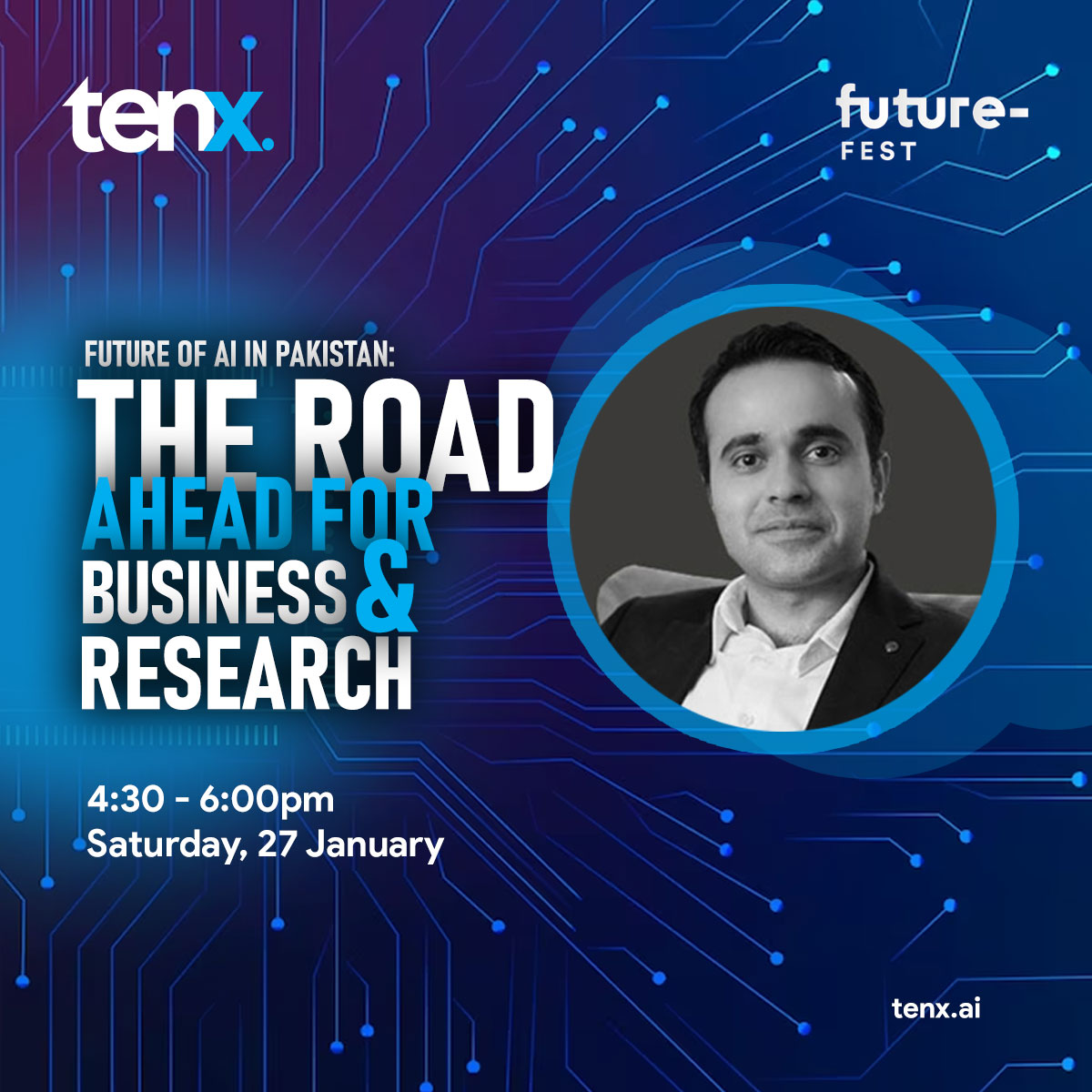 analytics10x's tweet image. Join our COO, Adnan Yousuf Kazi, as he delves into the exhilarating realm of AI in Pakistan—sharing its potential for transformative advancements, innovative solutions, and its crucial role in driving economic growth.

#FutureFest #AIinPakistan #Think10x