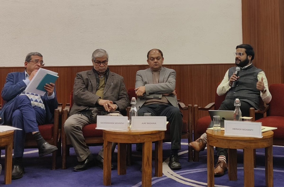 Abinash Mohanty, Head Climate change shared his views as a speaker on 'How #climateadaptation strategies are intrinsic to long-term #decarbonisation plans' in the workshop organised by Vasudha Foundation on 'Development of Decarbonisation Strategies in the Indian States'.