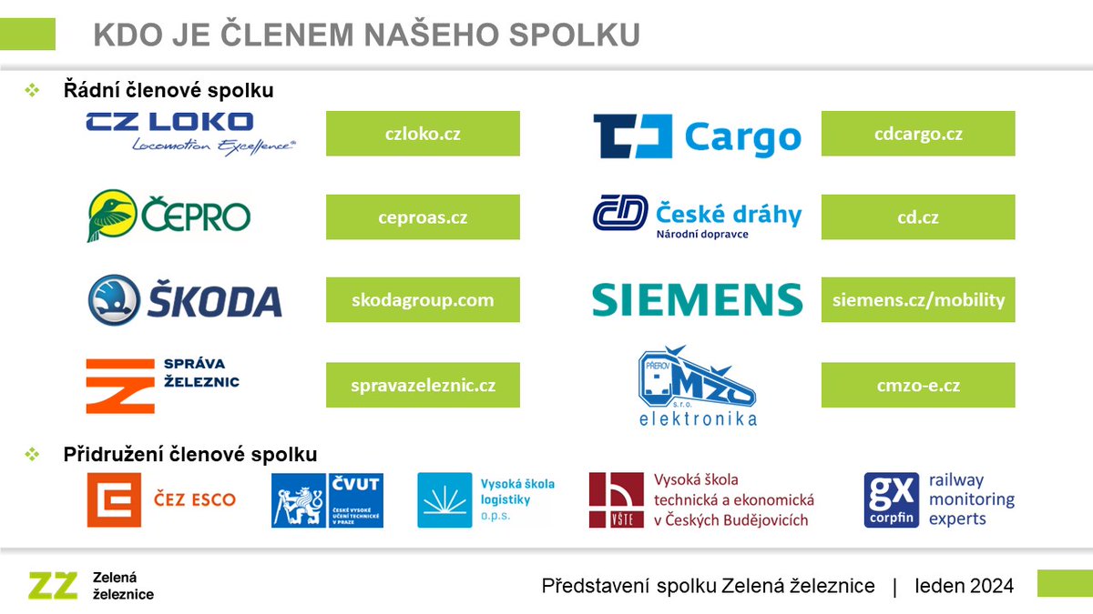 Vítáme v našich řadách nového přidruženého člena - Vysokou školu technickou a ekonomickou v Českých Budějovicích. Těšíme se na spolupráci.

#ZelenáŽeleznice