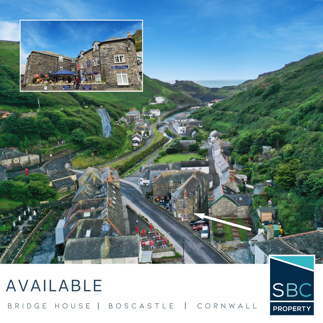 SBCProperty's tweet image. Bridge House Tea Room &amp;amp; Bed &amp;amp; Breakfast 📍
Boscastle, Cornwall

An outstanding character guest house and tea room 

Combined turnover in excess of £125,000 per annum

Opportunity to live and work in one of Cornwall’s most picturesque harbourside communities

#boscastle #cornwall