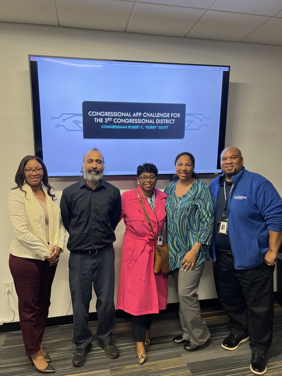 Kimberly Bracy (@kimberly_bracy) on Twitter photo Last evening, I had the pleasure of attending <a href="/BobbyScott4VA3/">Bobby Scott</a> Third Congressional District App Challenge. I ran into former co-workers from <a href="/NHREC_VA/">New Horizons Regional Education Centers</a> , that was a highlight of my day. Last evening, I had the pleasure of attending <a href="/BobbyScott4VA3/">Bobby Scott</a> Third Congressional District App Challenge. I ran into former co-workers from <a href="/NHREC_VA/">New Horizons Regional Education Centers</a> , that was a highlight of my day.