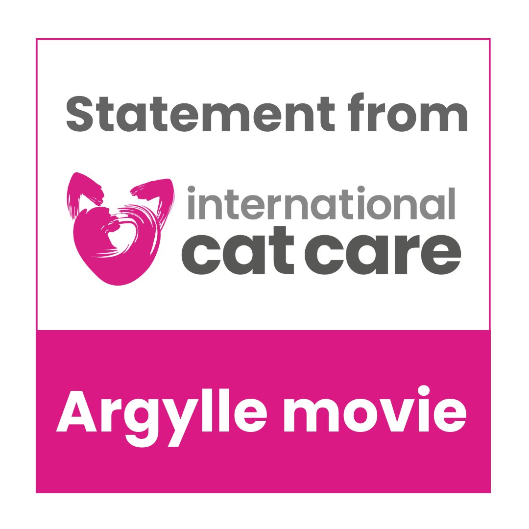 iCatCare's tweet photo. iCatCare and other leading UK animal charities and welfare groups are expressing their joint concerns over popularising Scottish Fold cats and potentially harmful behaviours shown towards cats in the trailer for the upcoming film Argylle
 
Statement ➡️ https://t.co/qaUBL2aZf9 https://t.co/Gza3V00kgA