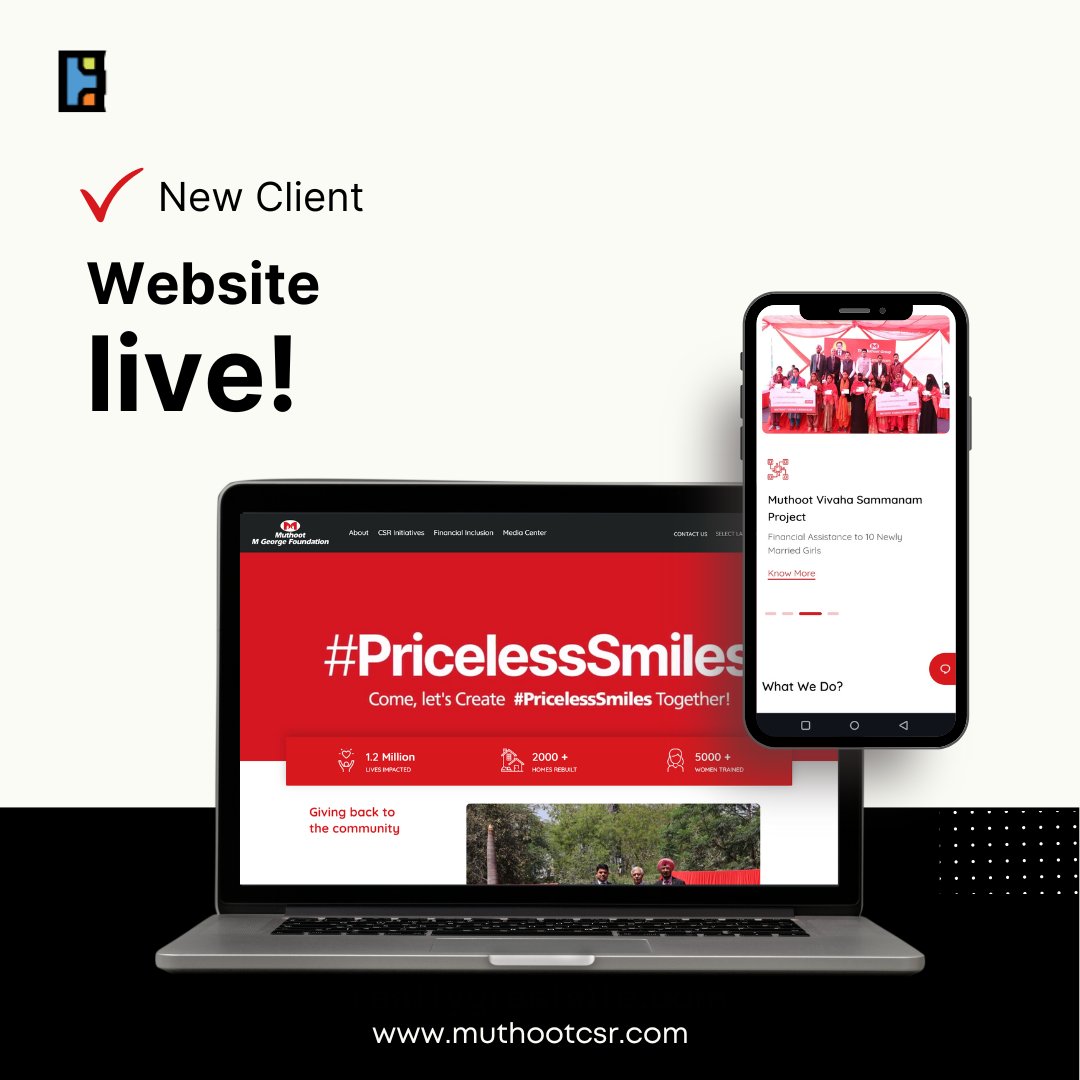 EyeBridge's tweet photo. We're proud to unveil the newly revamped [Muthoot] CSR website!  This project holds special significance for us, as it has the power to touch millions of lives. Dive into the refreshed site and explore heartwarming stories of impact. 

#muthoot #muthootfinance #MuthootCSR https://t.co/dY38aPPEB0