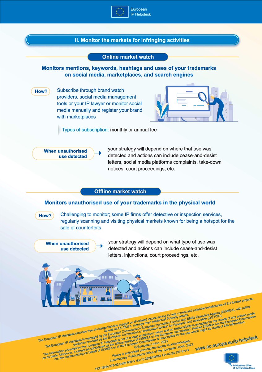 El IPR Helpdesk publica recomendaciones sobre la vigilancia de derechos de marca. El COAPI se adhiere a estas recomendaciones destacando el rol de los profesionales de la PI.
#trademark #brandmonitoring #IP #agentesdelapropiedadindustrial