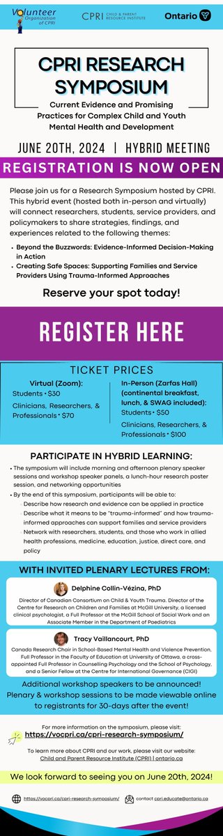 CPRI Research Symposium! June 20, 2024 
lp.constantcontactpages.com/ev/reg/9zfmw7h…