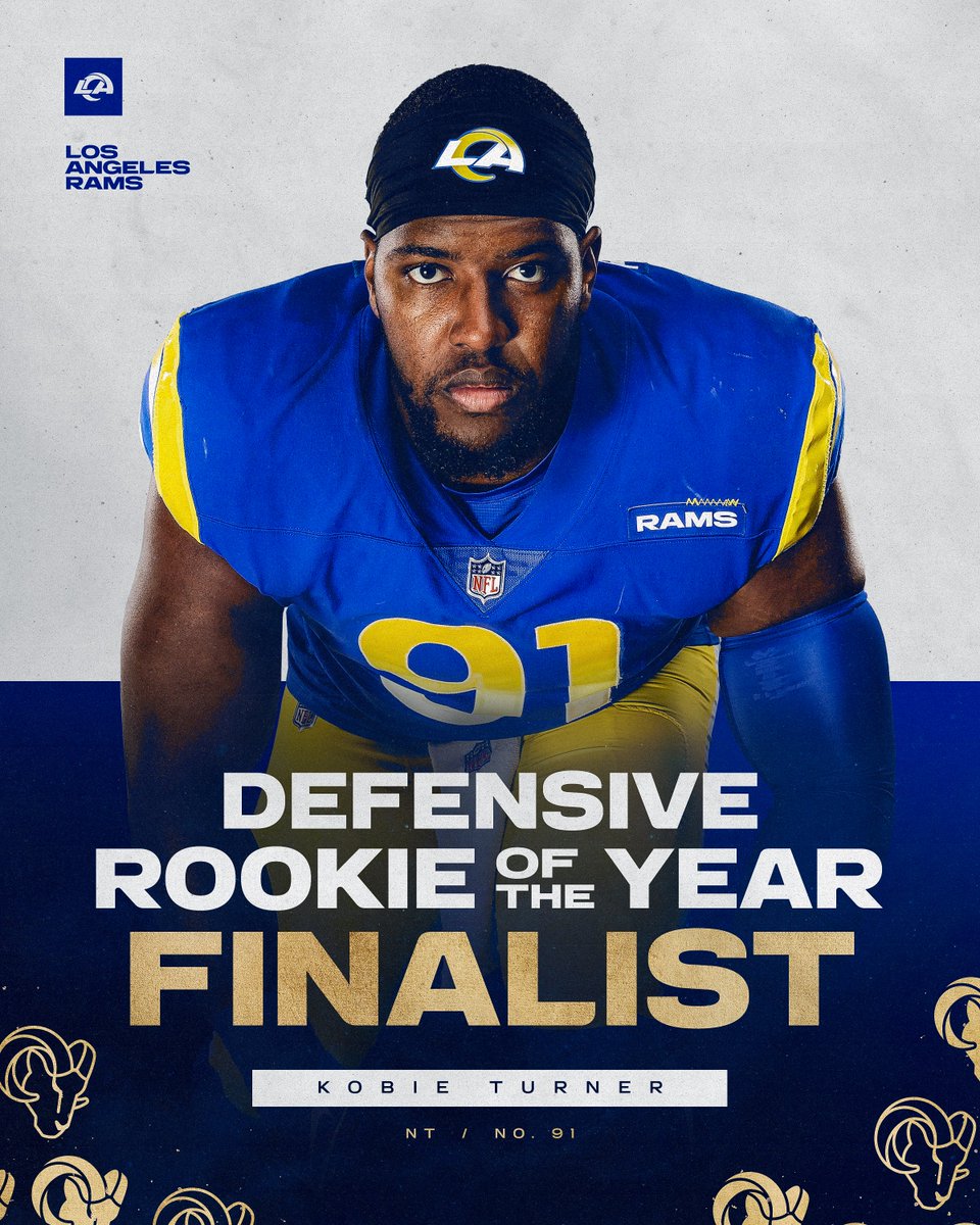 Made his presence felt all year — made his name known across the league.

<a href="/TurnerKobie/">Kobie Turner</a> is a finalist for AP Defensive Rookie of the Year. 👏