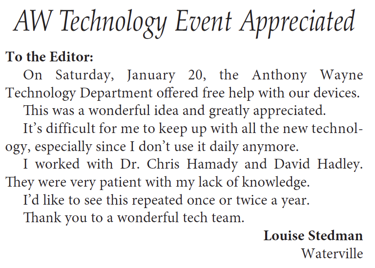 awgenerals's tweet photo. From today's issue of the Mirror -
The Computing Support day offered by the AW Technology Department was just one of the service projects completed by the District as a part of its #Fiftyfor50 campaign.
Learn more about how we are giving back:
https://t.co/yYFvp49fSk https://t.co/d6OqXkZmZU