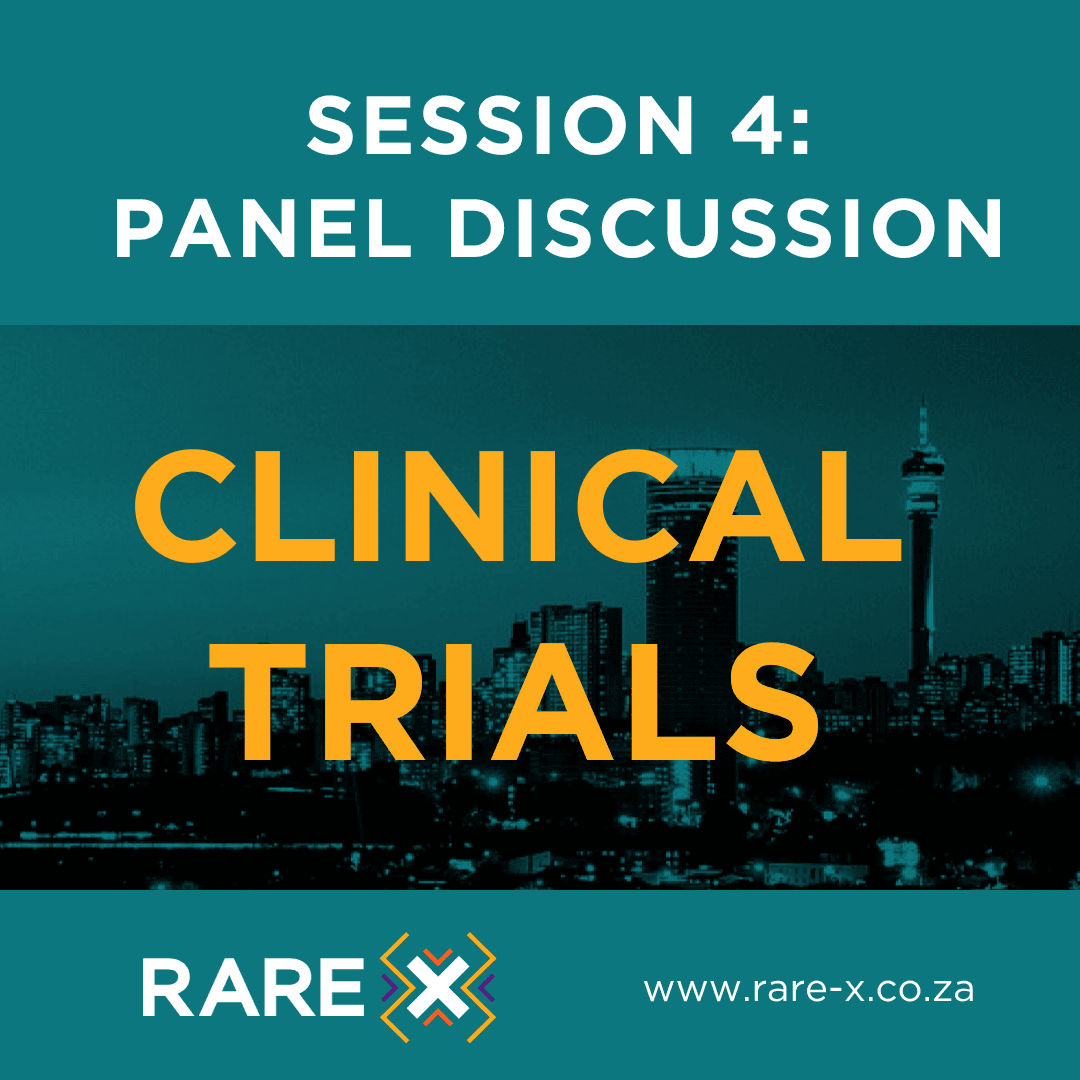PANEL DISCUSSION – CLINICAL TRIALS

Join our panel discussion on the 14th of February at the Rare-X conference. The almost two-hour-long discussion goes into depth on the subject of clinical trials

Visit rare-x.co.za to join the conversation

#Rare-X #rarediseases