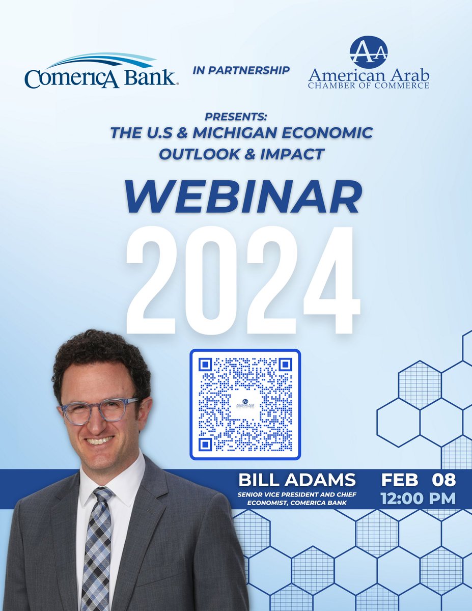 Don’t miss this unique opportunity to explore the economic landscape and participate in a live Q&amp;A session shaping the conversation. Registration is limited, secure your spot today.

Registration Link - us02web.zoom.us/.../reg.../WN_…
