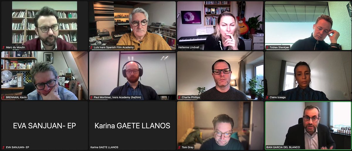 Positivo encuentro promovido por @ECSA con el MEP @Ibangarciadb y el Labour MP Kevin Brennan sobre el Report EU en streaming  y la iniciativa UK, además de actualizar información sobre el AI ACT. Cultura y política funcionan mejor cuando políticos y creadores comparten el camino.