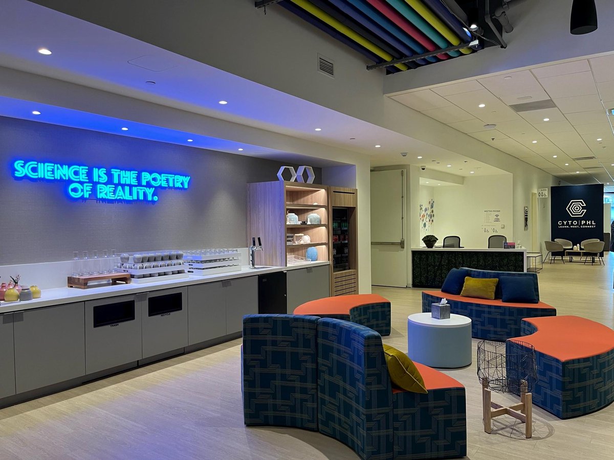 #DYK Cira Centre is home to Philadelphia's premier meeting space for life sciences leaders? CYTO | PHL is a world-class, member-driven community offering professional networking opportunities, courses, and access to research facilities, &amp; more! Learn more: hubs.ly/Q02hchQS0