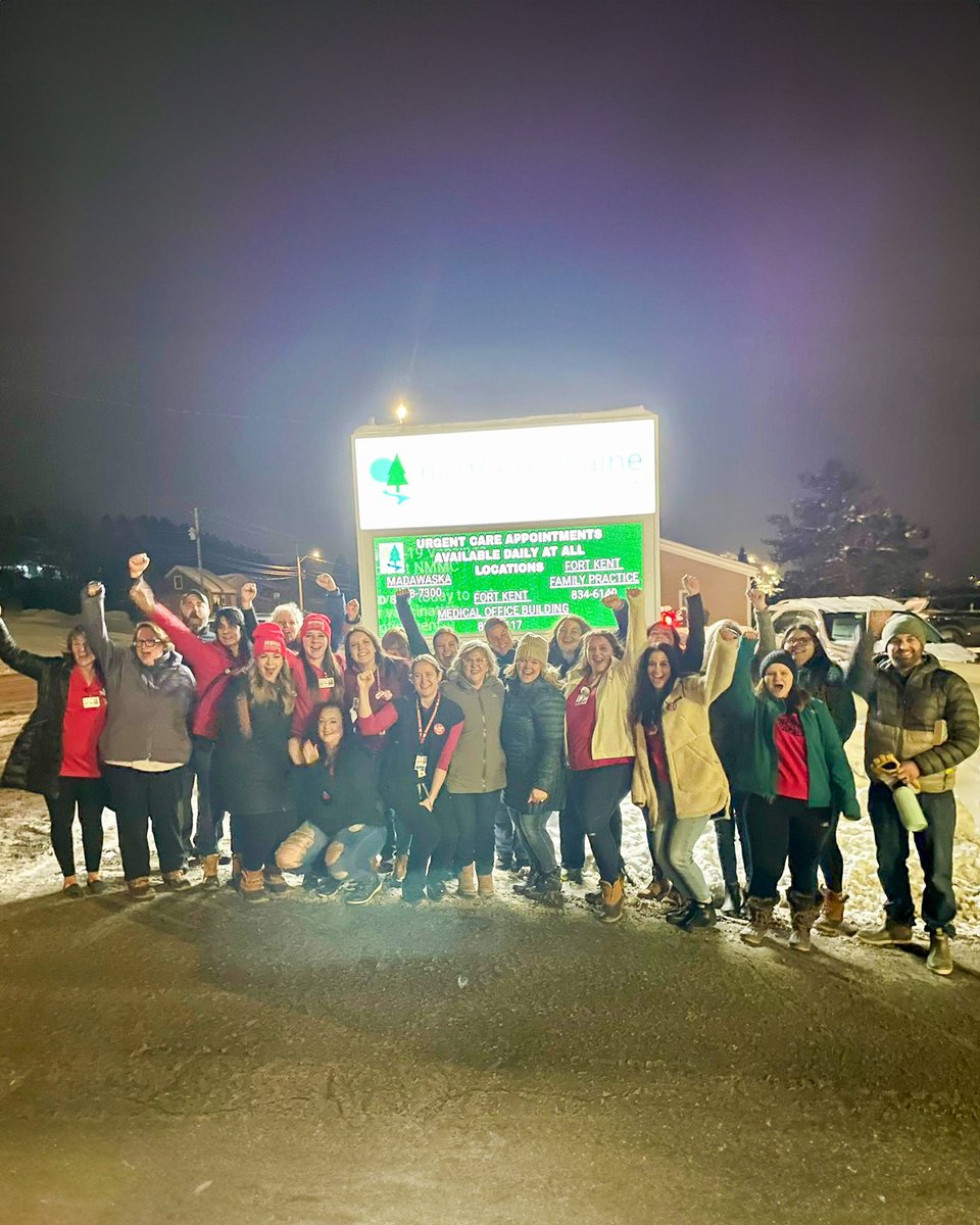 NationalNurses's tweet photo. Nurses at Northern Maine Medical Center voted overwhelmingly last week to join the Maine State Nurses Association/National Nurses Organizing Committee! 🎉
 
The nurse to organized-nurse vote is a critical step if we want to have a say in decisions about patient care! https://t.co/gZNEyq9umf