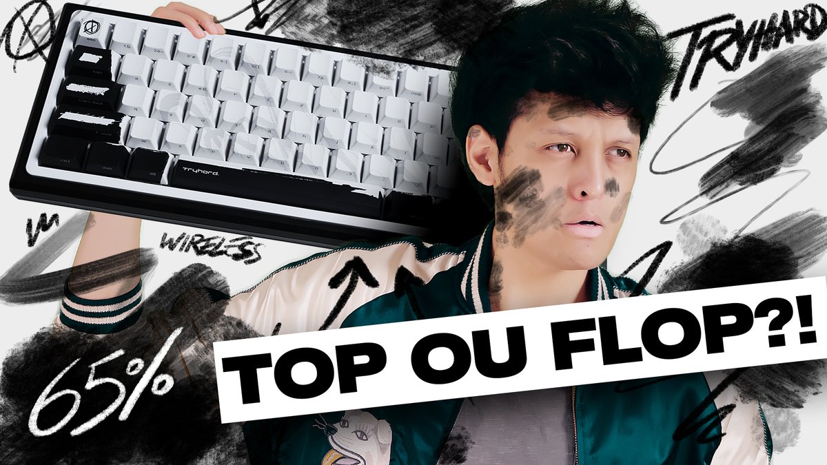 🔥NOUVELLE VIDÉO ⚫J'ai testé le clavier Tryhard de @Cyril_mp4 ✦ youtu.be/9zcyFF4Qdyo #RT pour soutenir mon travail ! Bisou