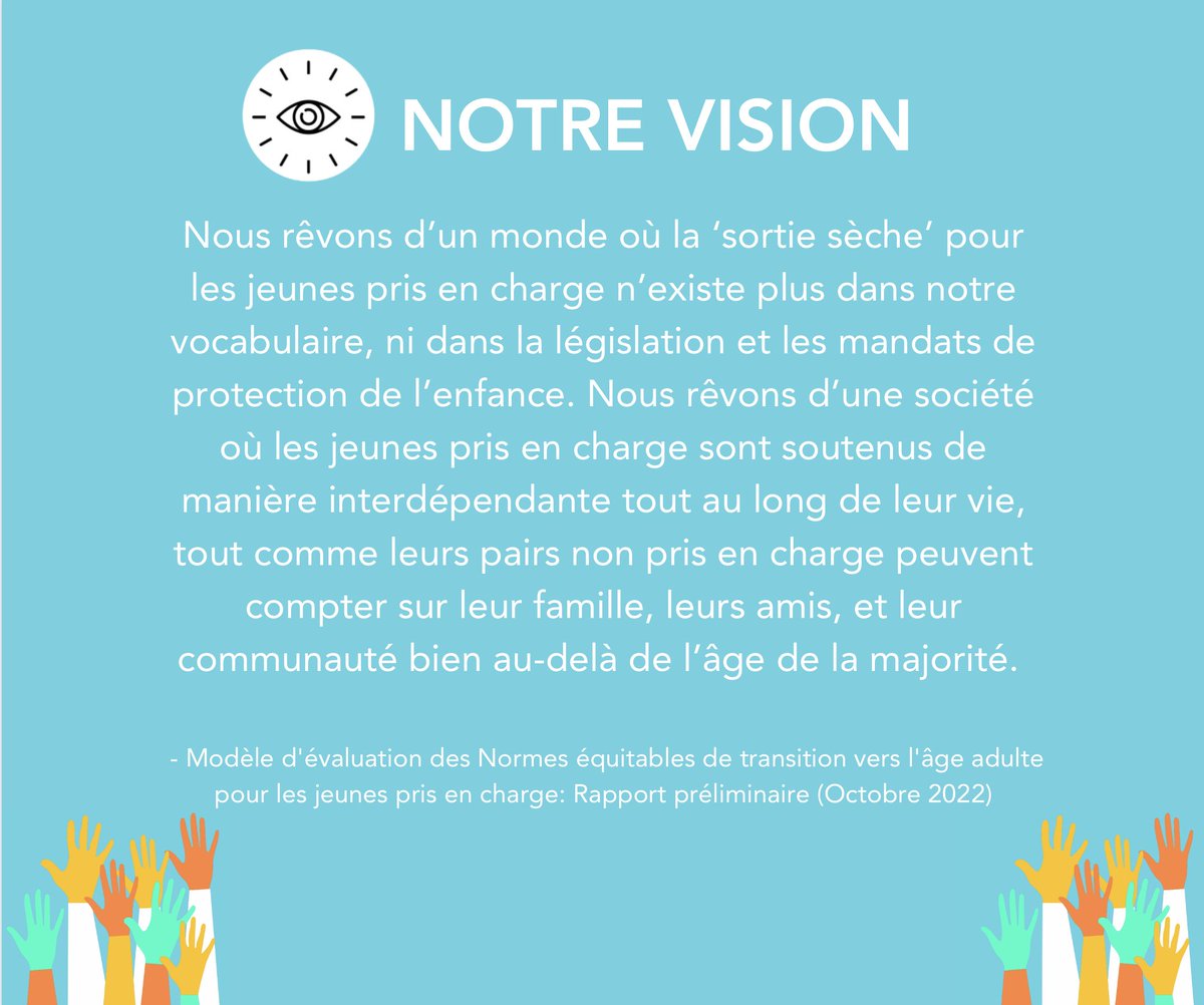 Bonne année de la part du Conseil national des défenseurs des jeunes pris en charge ! Merci de soutenir notre travail de plaidoyer en faveur de transitions équitables vers l'âge adulte pour les #youthincare au Canada en 2024. 🤝 #SoutenirJeunesPlacés #StandWithYouthinCare