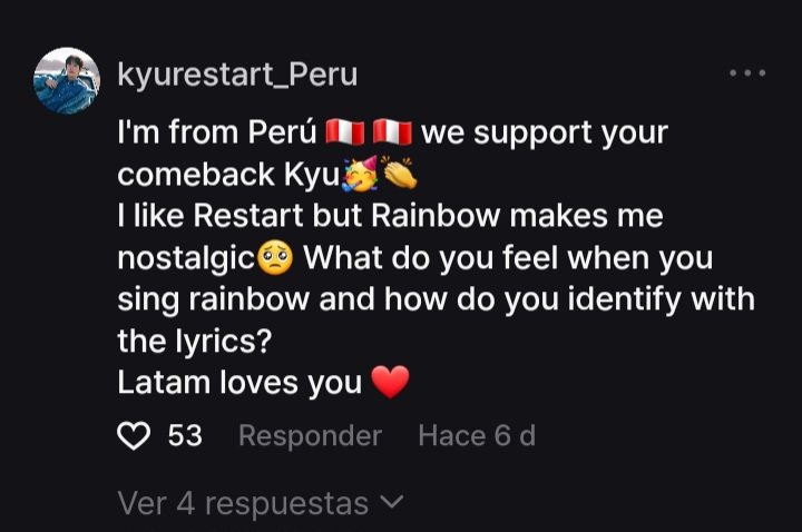 estrellalau16's tweet photo. Soy Estrella 🇵🇪 la que le enseño a #kyuhyun Rainbow en español,no queria tener que explicar por qué pude hablar con él de nuevo,pero debido a malos comentarios vengo a aclarar qué pasó,por favor lee todo si piensas que fue preferencia o planificado🥺pude hablar porque + https://t.co/nWk52asmr1
