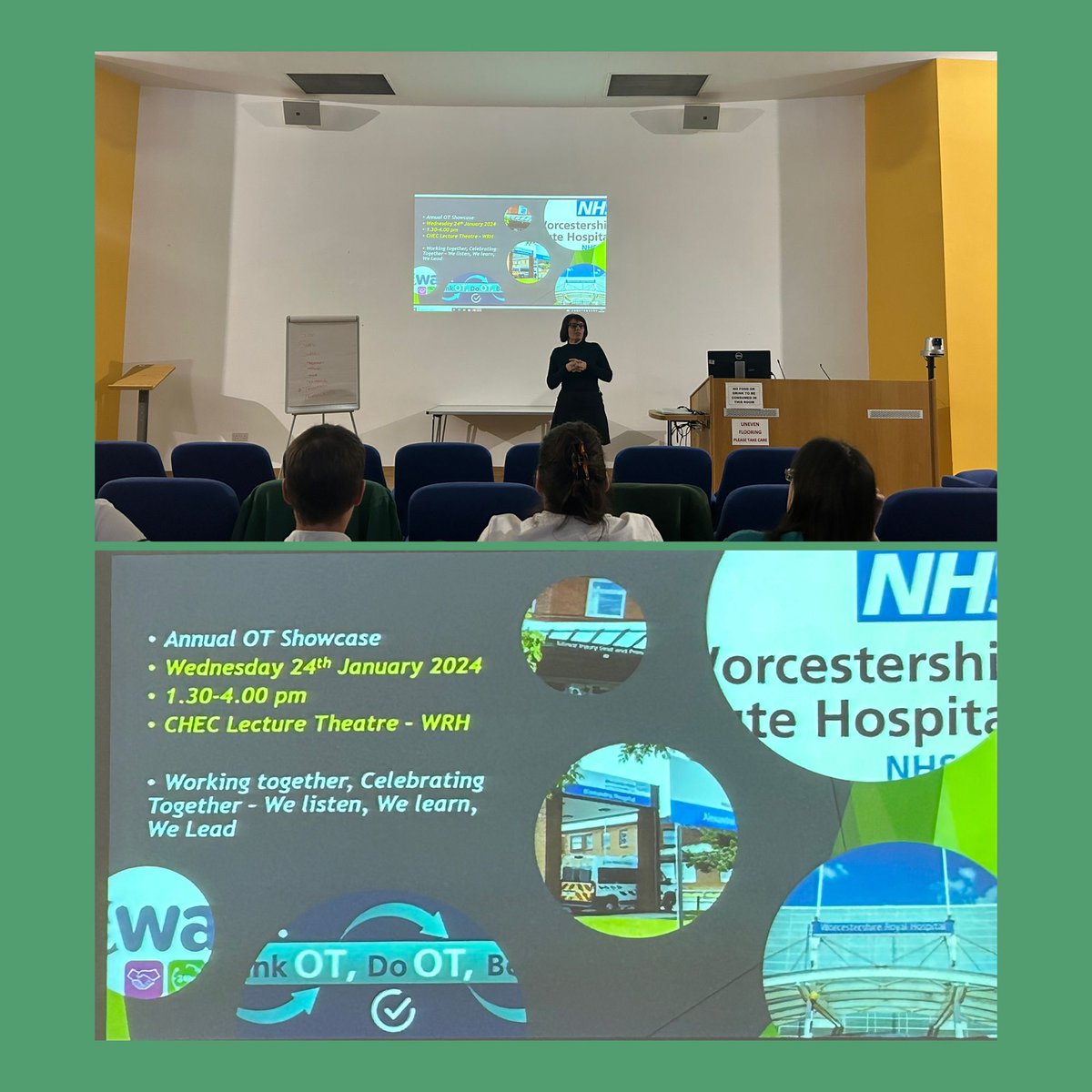 Yesterday we held our Annual Occupational Therapy Showcase…. An opportunity to share service developments and thank staff. We will be sharing highlights over the next few days 💚 #WorkTogetherCelebrateTogether