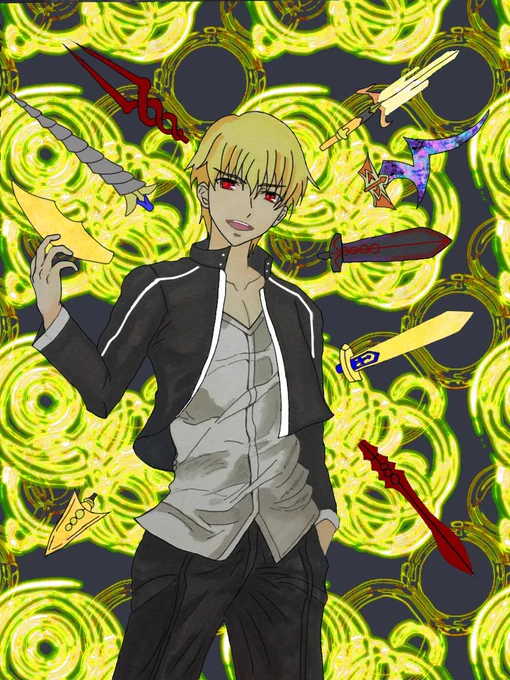 #あなたが描く男性がみたい過去絵しかないやーつ 