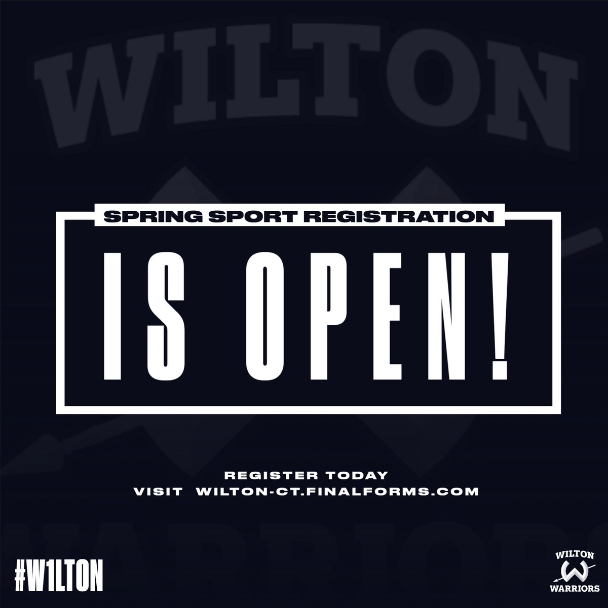 Spring sport registration is OPEN! 

An email has been sent to all families with information and the link to register.