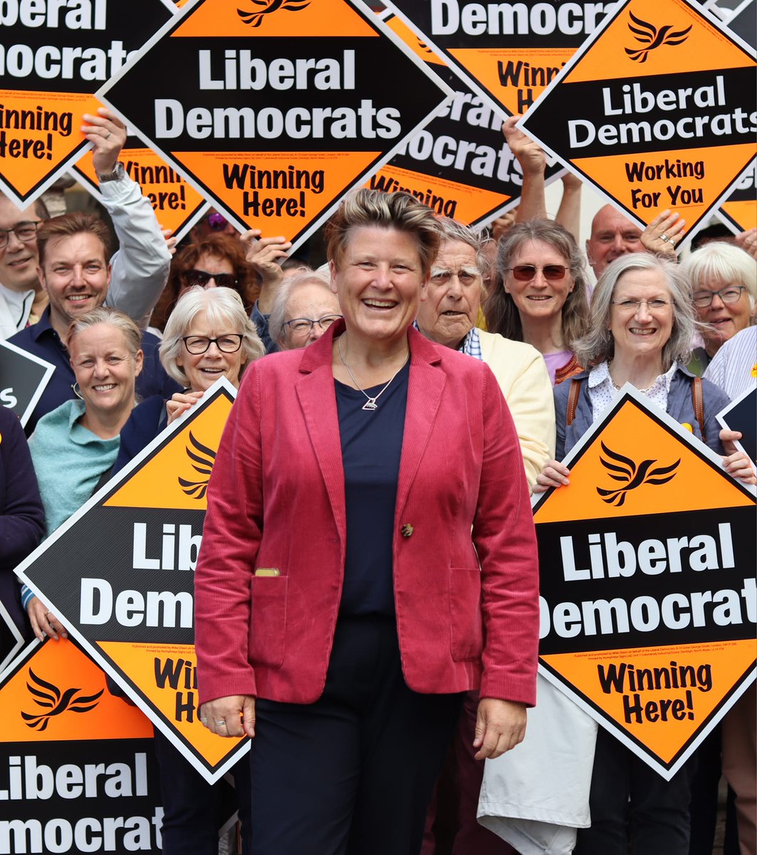 🗳️ At the next General Election, it'll be a choice between me and the Conservatives in the new seat of #Glastonbury &amp; #Somerton.

📢 To win again I need your support.     

🔶 sarahdyke.uk/volunteer