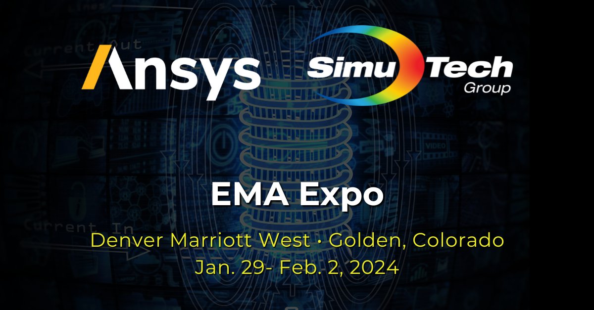 SimuTechGroup's tweet image. Attending EMA Expo next week? We'll be in Denver sharing how you can solve the most critical aspects of your product designs through simulation.
#EMAExpo #ansyssimulation #productdesign #engineeringdesign