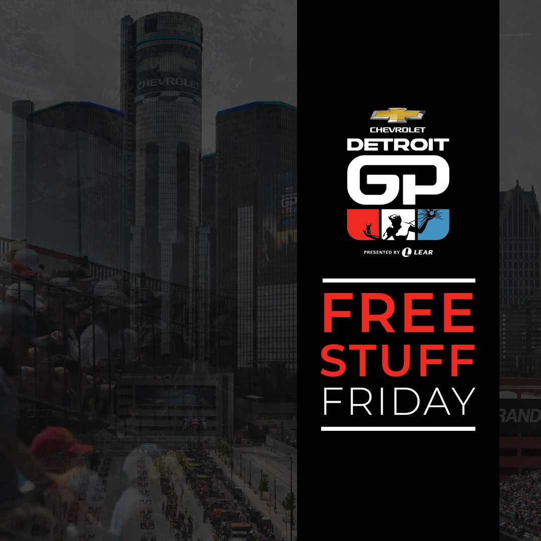 detroitgp's tweet photo. Join us tomorrow on our Facebook page for a chance to win autographed collectibles from the 2023 Chevrolet Detroit Grand Prix presented by Lear. Get #RaceReady and don't miss out on #FreeStuffFriday!
#DetroitGP // #MotorCity https://t.co/SwtbKe249z