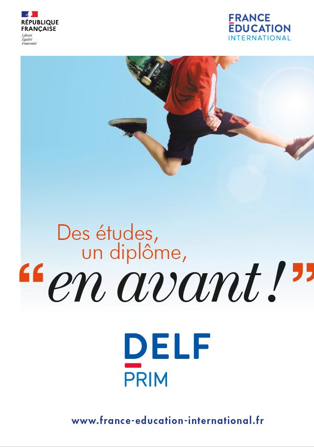 IFE_Educa's tweet photo. Con el #DELF Prim los más peques👧🧒podrán demostrar su nivel y motivarse 🏆 en el aprendizaje del #francés 🇫🇷 ¡Qué no se queden atrás! Apertura de inscripciones 📝 para la convocatoria #DELFPrim de mayo 2024 a partir del próximo jueves, 1 de febrero: https://t.co/7NYy3ELlDG https://t.co/Th0obQI2Un