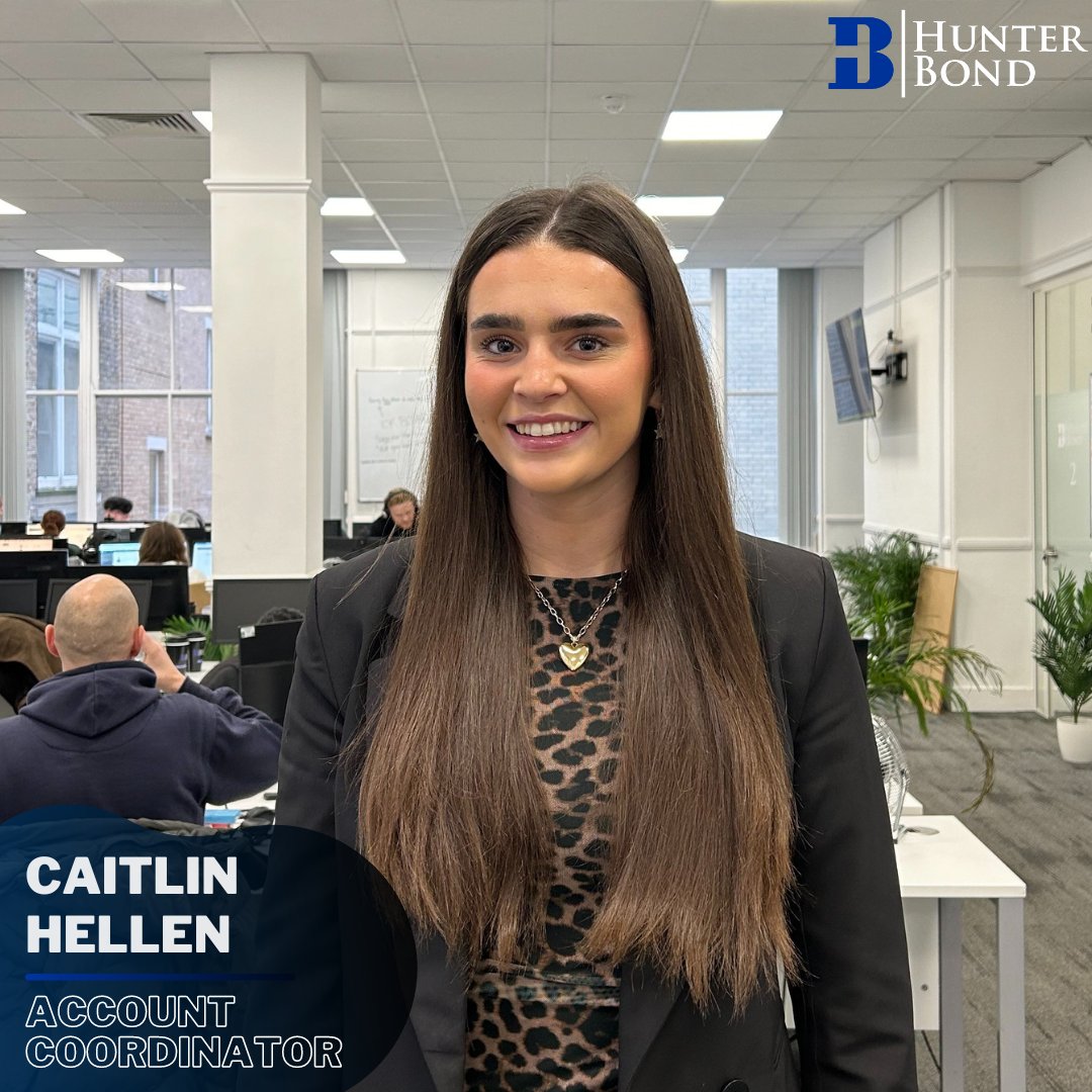 We’re glad to have on board and welcome Caitlin Hellen who has joined us this week as an Account Coordinator. We’re hiring junior to senior-level recruiters at Hunter Bond!