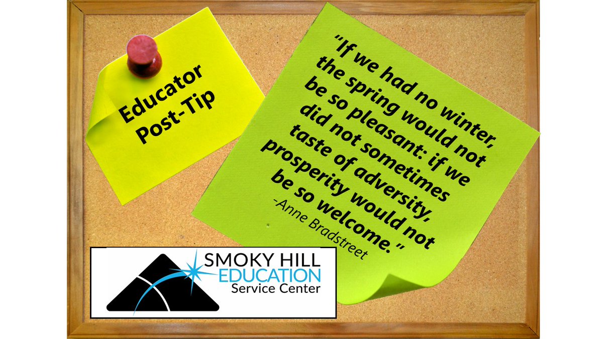 Educator Post-Tip for February 26, 2024. 
@SmokyHillEd #SHESCsecd
<a href="/SmokyHillEDU/">Smoky Hill Education Service Center</a>
