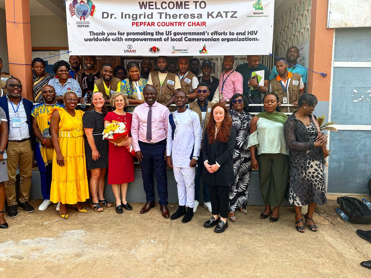 🇨🇲🇨🇲 Such an honor to be <a href="/PEPFAR/">PEPFAR</a> country chair. They have done so much in the fight to reach the 2030 goals and end the HIV epidemic as a global health threat.