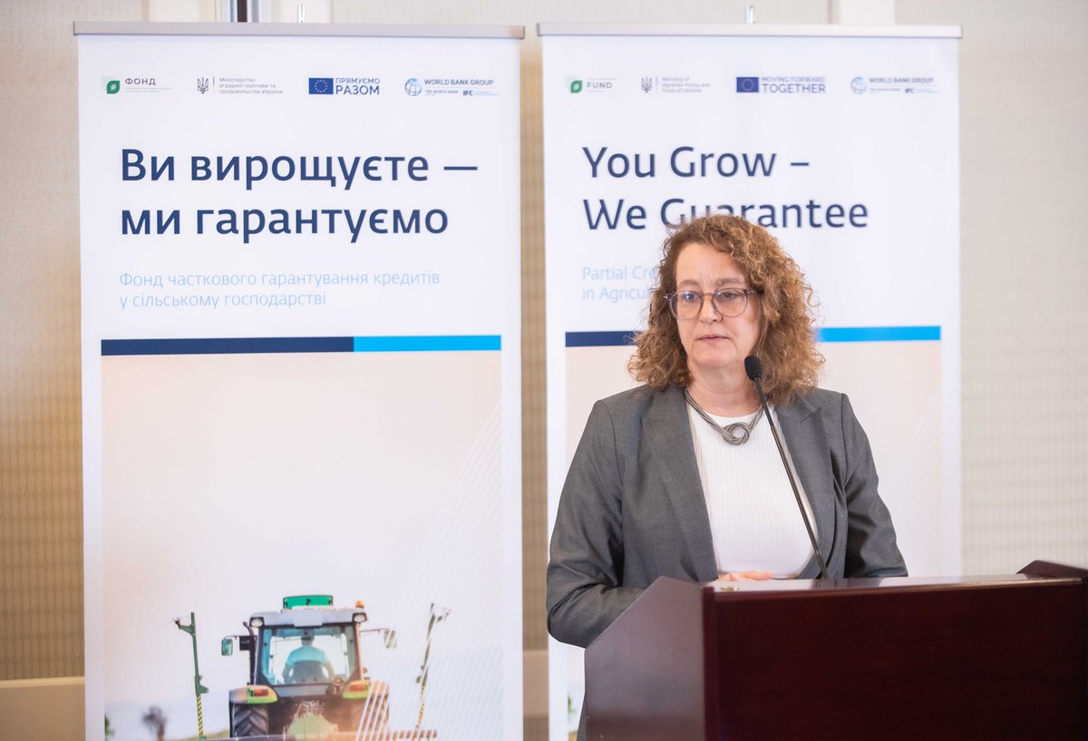 WorldBankECA's tweet photo. Today, the @WorldBank Group and @EUDelegationUA launched the Partial Credit Guarantee Fund in Agriculture (#PCGF) in Kyiv, an initiative designed to provide financial support to small farmers in #Ukraine amidst Russia’s ongoing invasion.
Learn more: https://t.co/l3VD6FrVTf https://t.co/6PsBtq7dfo