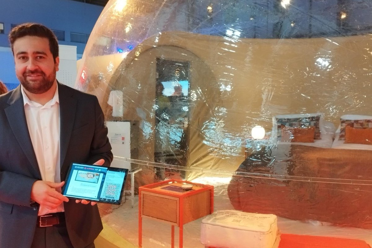 Eviden_espana's tweet photo. Mejora tu experiencia como huésped de hotel con Eviden y @vodafone_es en @fitur_madrid Presentamos un nuestro asistente de IA Generativa en #techYhotel. Ven a vernos en FITURTECHY24 hasta el 26 de enero y experimenta la tecnología del futuro del turismo. https://t.co/EqotEmCONv https://t.co/fzz5ZJ4zDw