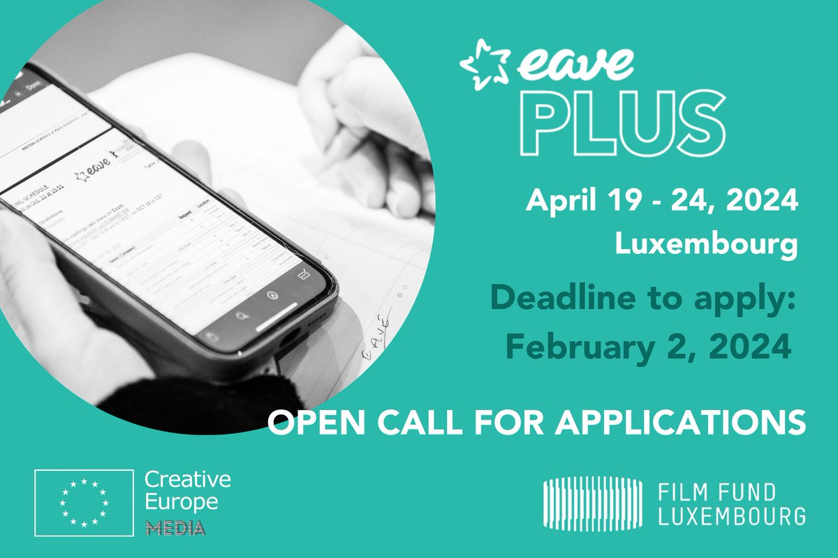 culture360_asef's tweet photo. Call for applications from independent #audiovisual #producers with solid track record and international experience for the @EAVENews intensive workshop in #Luxembourg 🇱🇺 https://t.co/qXXLVTKjbM DL Feb. 02 https://t.co/4Zz0ocGTUv