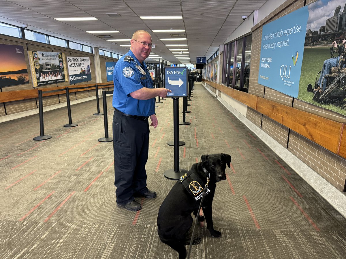 Am I TSA PreCheck??? 🐾 @OMAairport