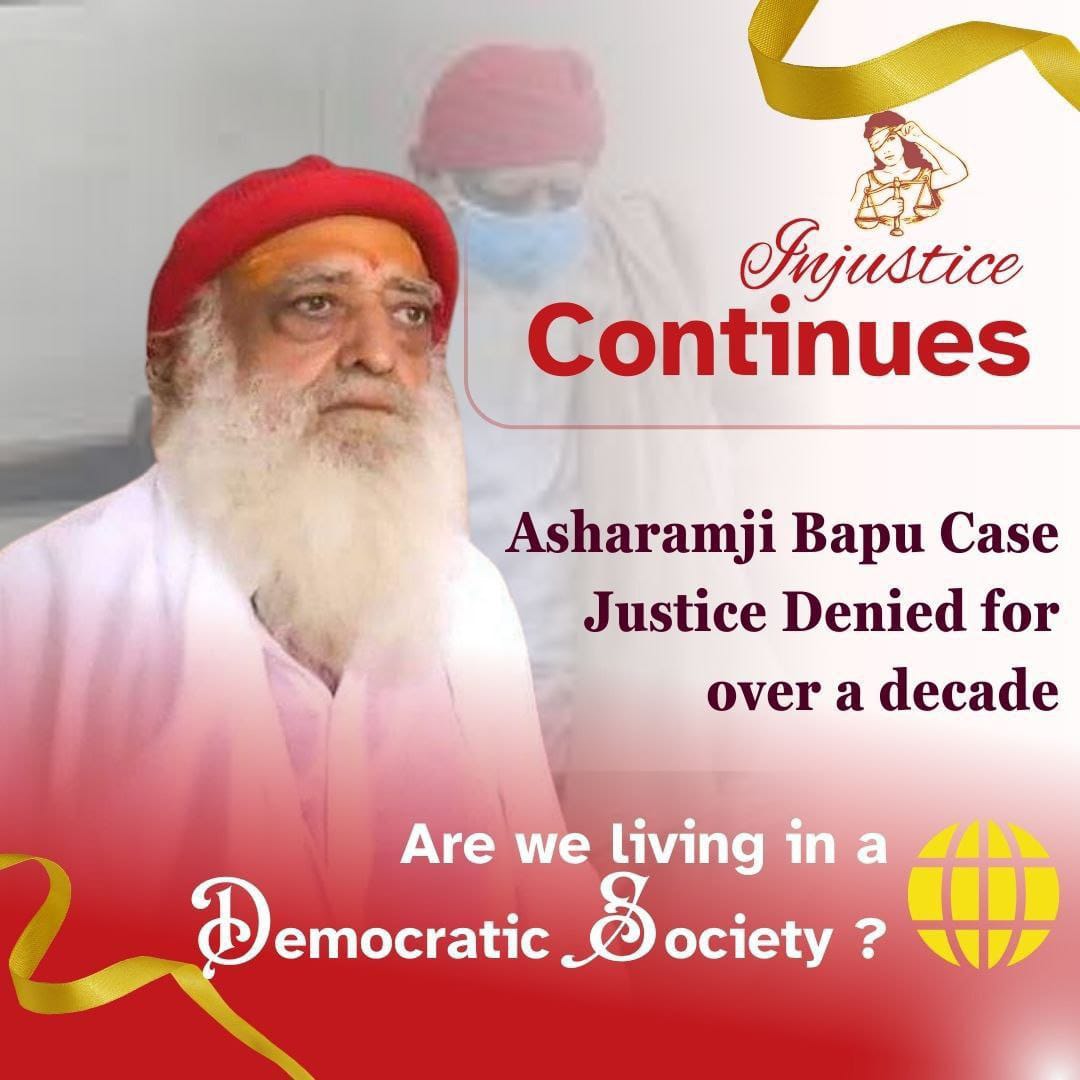 AmitGupta682940's tweet photo. @rakeshg28963807 #InhumanityAtItsPeak
Justice Delayed is Justice Denied
Sant Shri Asharamji Bapu
Grant Parole https://t.co/1knyzKhYuz