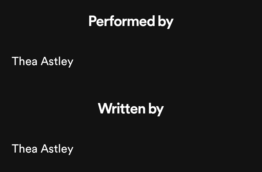 Umaapaw ang talento ni Thea Astley. Ang ganda ng lyrics at beat. Sige, gisingin mo kaming mga marurupok. HAHAHAHA Congrats, @theaastley! NEVER BY THEA ASTLEY #TheaAstleySaysNEVER #TheaAstley