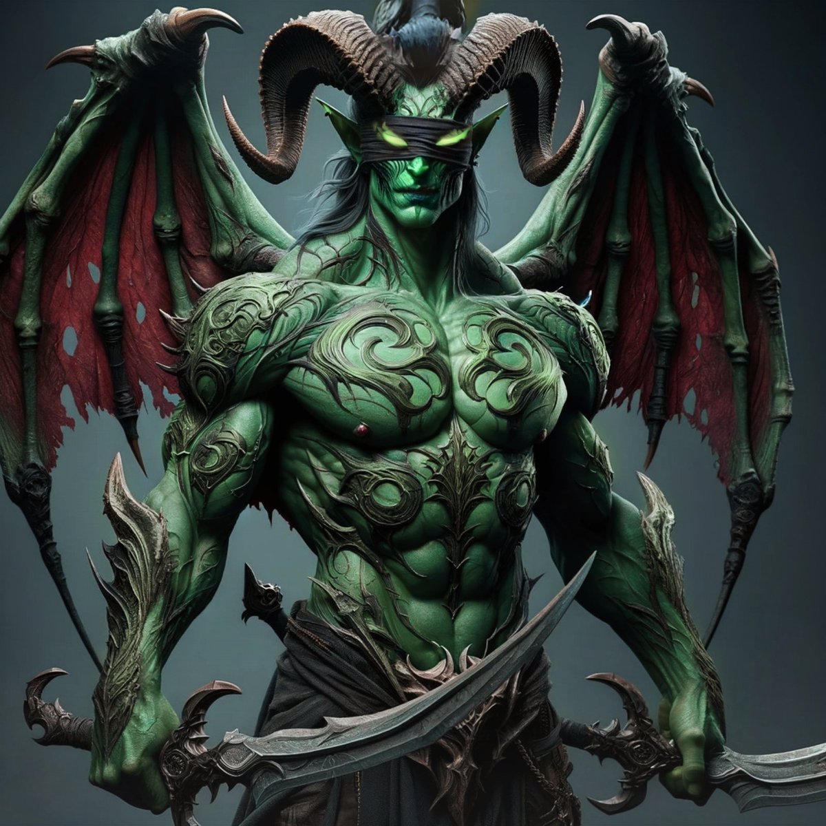 Illidan Stormgrimm *World of Warcraft* (Made with AI)
#wow #worldofwarcraft #warcraft #shadowlands #forthehorde #azeroth #horde #forthealliance #didyoufacts #warcraftphotography #wildfacts #blizzardentertainment #classicwow #wowclassic