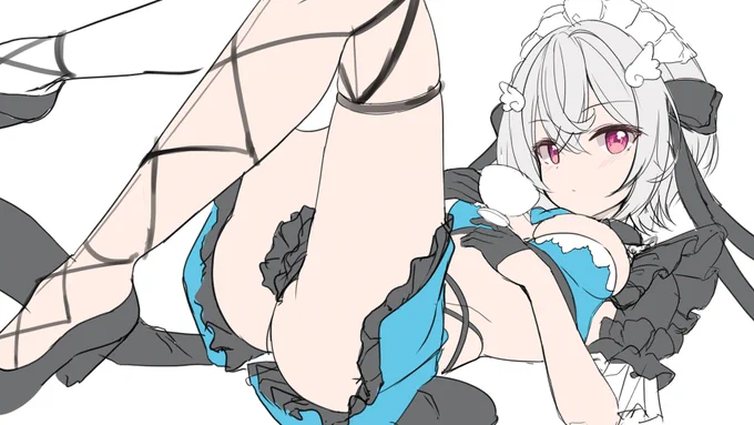 (左と右どっちがすっき?) 