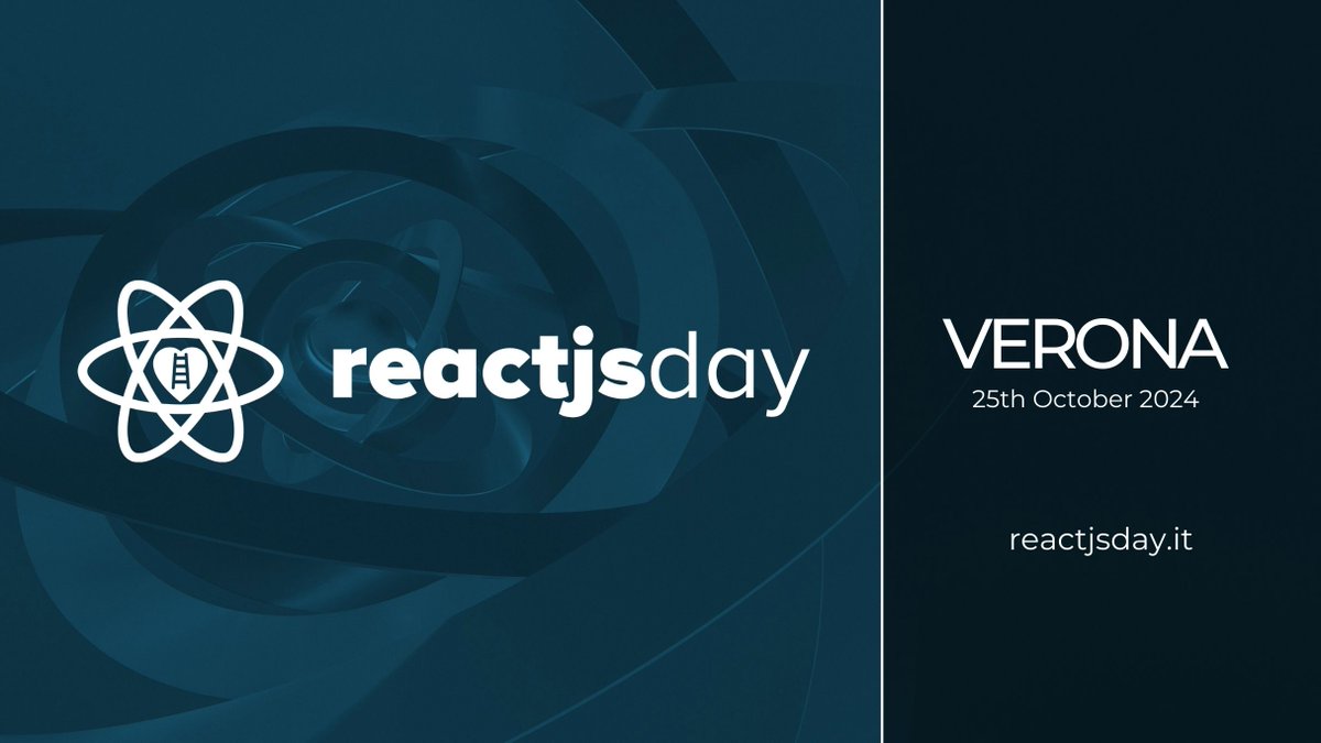 ⚛️We are happy to announce that the 10th edition of #reactjsday will be held on the 25th of October 2024 in Verona, Italy. 🇮🇹

📢In the next few weeks we will open the #CFP, and the Very Early Bird Tickets will go on sale! 

🔥Stay tuned!📡

#reactjs #react #conference #webdev