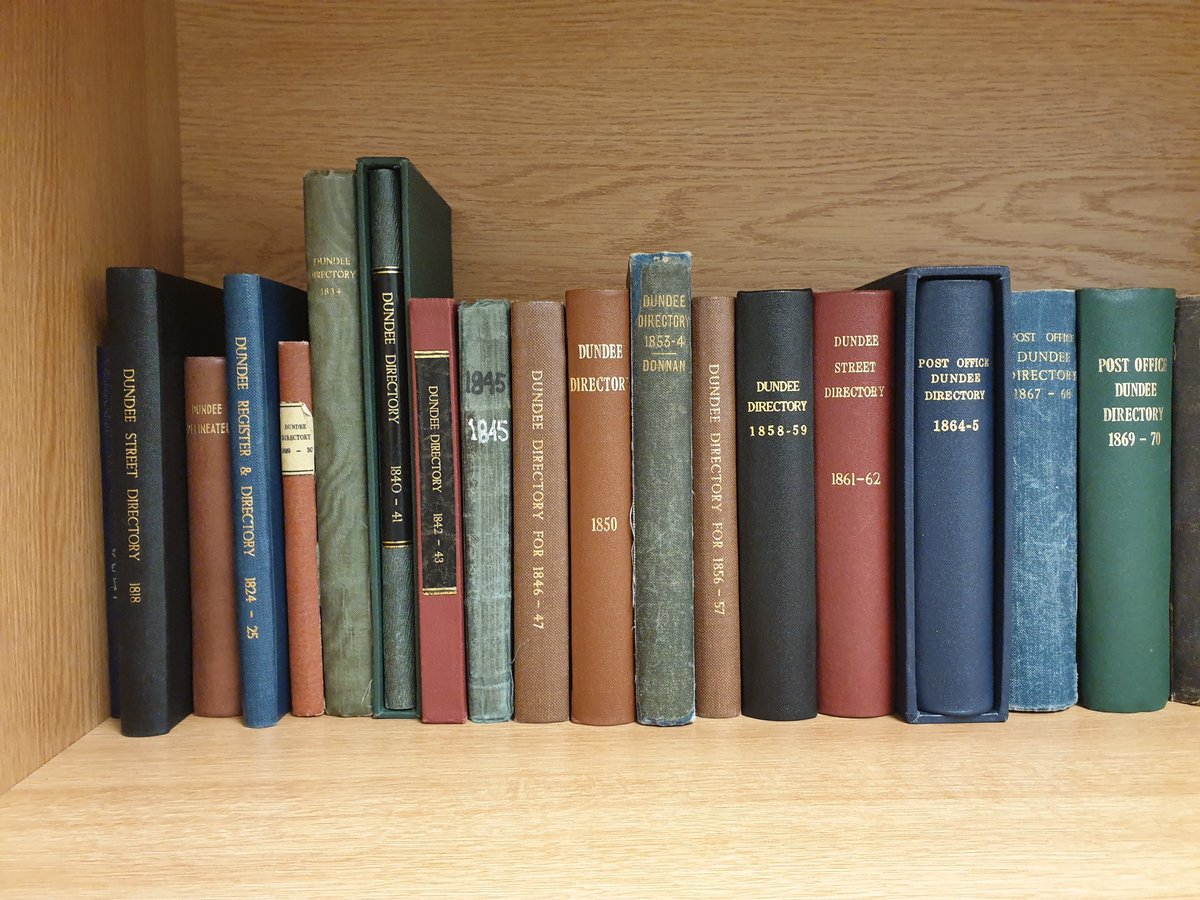DundeeArchives's tweet image. Directories are a great source of information. They can be useful for many things including Family History. Although many of the early versions only included the more wealthy, later 19th century and 20th century editions contain a wider section of society. 

#FamilyHistoryFriday