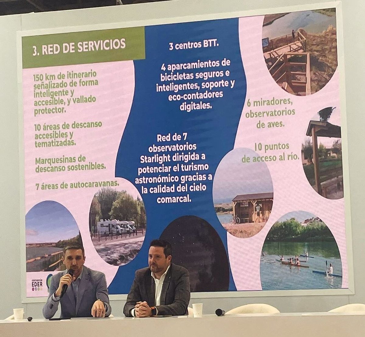 🌿 ¡Emocionados por presentar "El Corredor Verde del Ebro: Paraíso Sostenible" en el stand de <a href="/VisitNavarra/">Visit Navarra</a> en <a href="/fitur_madrid/">FITUR</a> 2024.

🌍¡Únete a nosotros en este viaje hacia un futuro más verde y sostenible en la Ribera de Navarra🌳✨ 

#CorredorVerdeEbro #ConsorcioEDER